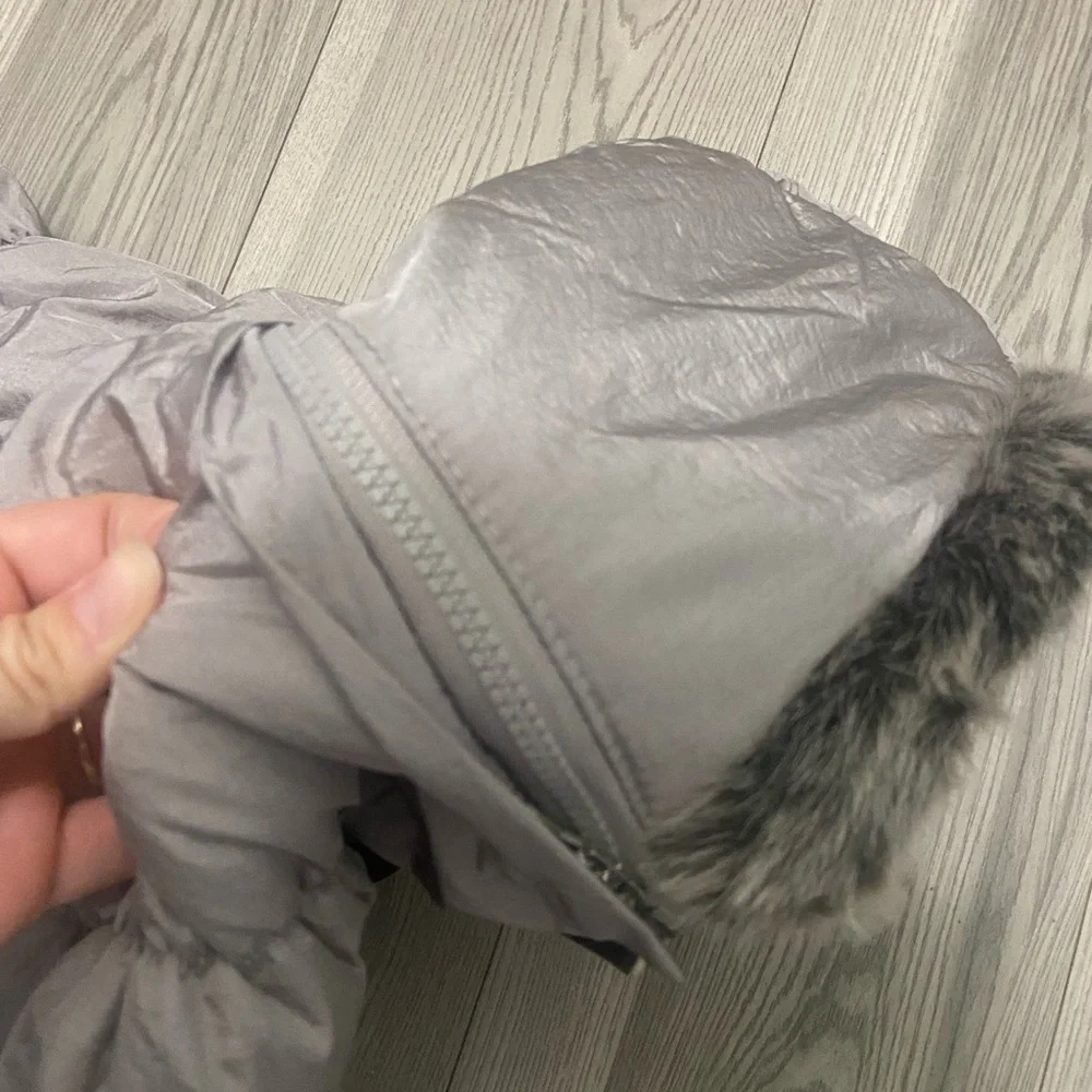 Pet Life ® Classic Metallic Fashion 3M Insulated Dog Coat Parka Removable Hood